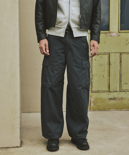 JOURNAL STANDARD(ジャーナルスタンダード)の「3D ミリタリー ジャングル ファティーグ 6ポケット フェード パンツ(カーゴパンツ・メンズ・イエロー/チャコールグレー・LARGE/MEDIUM)」の5枚目の写真