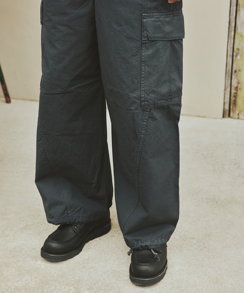 JOURNAL STANDARD(ジャーナルスタンダード)の「3D ミリタリー ジャングル ファティーグ 6ポケット フェード パンツ(カーゴパンツ・メンズ・イエロー/チャコールグレー・LARGE/MEDIUM)」の9枚目の写真