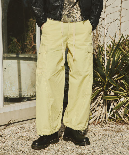 JOURNAL STANDARD(ジャーナルスタンダード)の「3D ミリタリー ジャングル ファティーグ 6ポケット フェード パンツ(カーゴパンツ・メンズ・イエロー/チャコールグレー・LARGE/MEDIUM)」の13枚目の写真