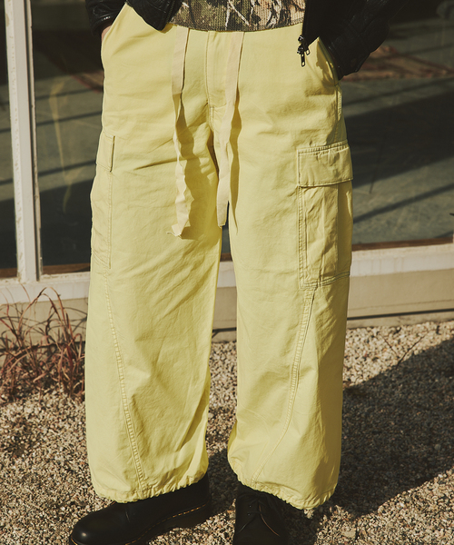 JOURNAL STANDARD(ジャーナルスタンダード)の「3D ミリタリー ジャングル ファティーグ 6ポケット フェード パンツ(カーゴパンツ・メンズ・イエロー/チャコールグレー・LARGE/MEDIUM)」の14枚目の写真