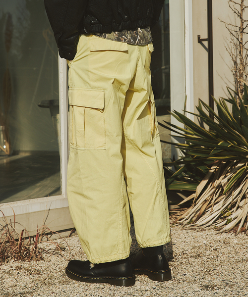 JOURNAL STANDARD(ジャーナルスタンダード)の「3D ミリタリー ジャングル ファティーグ 6ポケット フェード パンツ(カーゴパンツ・メンズ・イエロー/チャコールグレー・LARGE/MEDIUM)」の15枚目の写真