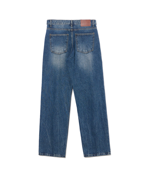 ANALOG MOOD(アナログムード)の「フェイドブルーセミワイドデニム(濃紺)(デニムパンツ・メンズ・その他・M/L/XL)」の2枚目の写真