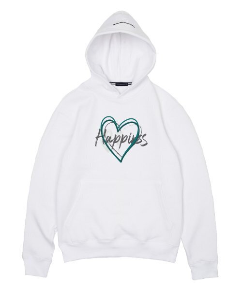 HARDCORE HAPPINESS(ハードコアハピネス)の「HAPPINESS HERT HOODIE_WHITE(パーカー・レディース・その他・FREE)」の2枚目の写真