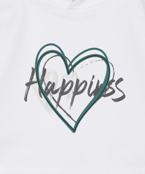 HARDCORE HAPPINESS(ハードコアハピネス)の「HAPPINESS HERT HOODIE_WHITE(パーカー・レディース・その他・FREE)」の5枚目の写真