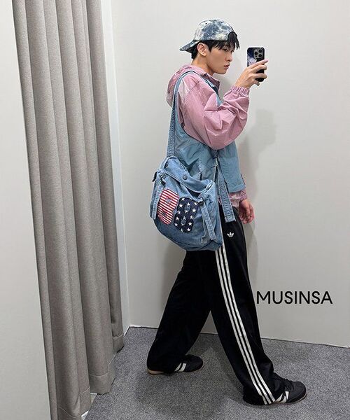 SK8ER ROCK（スケーターロック）の「88 Denim Corss Bag ((light blue))（メッセンジャーバッグ・レディース・その他・ONE SIZE）」の8枚目の写真