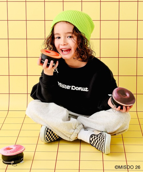 Mister Donut】【KIDS】ドーナツクルースウェット 627322（スウェット