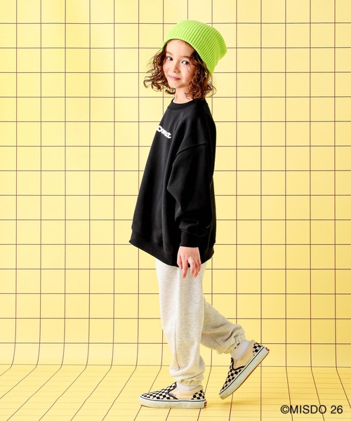 LEPSIM(レプシィム)の「【Mister Donut】【KIDS】ドーナツクルースウェット 627322(スウェット・キッズ・ブラック/アイボリー/ピンク・130)」の10枚目の写真