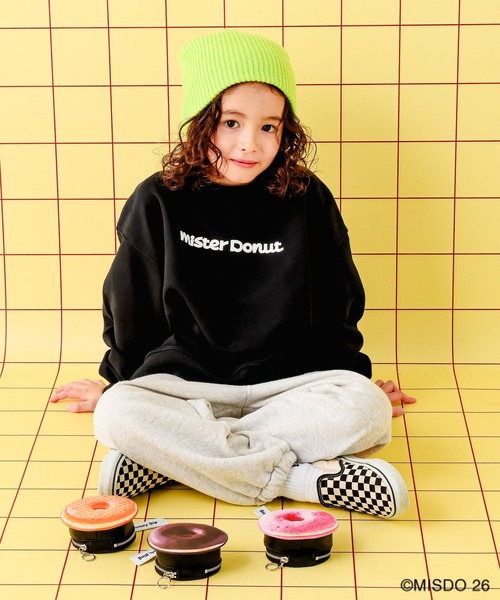 Mister Donut】【KIDS】ドーナツクルースウェット 627322（スウェット