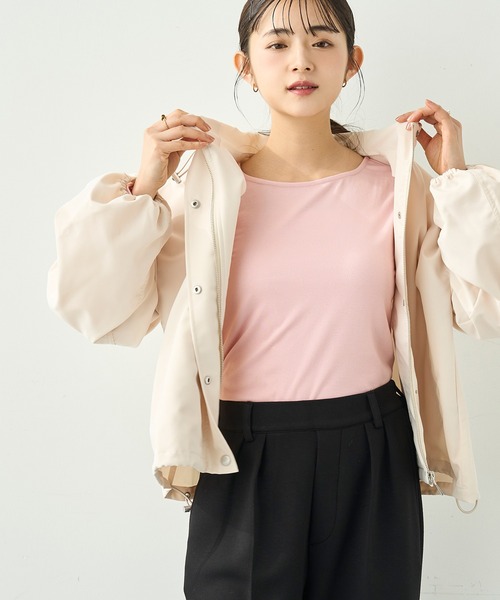 mil（ミル）の「フーディー 　ブルゾン【586107】（マウンテンパーカー・レディース・ブラック/グレイッシュベージュ/オフホワイト・XS/S）」の11枚目の写真