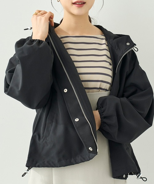 mil（ミル）の「フーディー 　ブルゾン【586107】（マウンテンパーカー・レディース・ブラック/グレイッシュベージュ/オフホワイト・XS/S）」の20枚目の写真