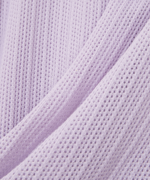 YALE(イェール)の「MESH CREWNECK KNIT LIGHT PURPLE(Tシャツ/カットソー・レディース・その他・M/L/XL)」の5枚目の写真