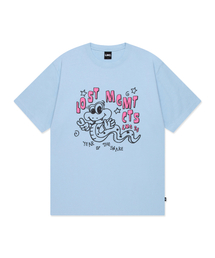 LMC( )��SNAKE TEE light blue(T�V���c/�J�b�g�\�[)