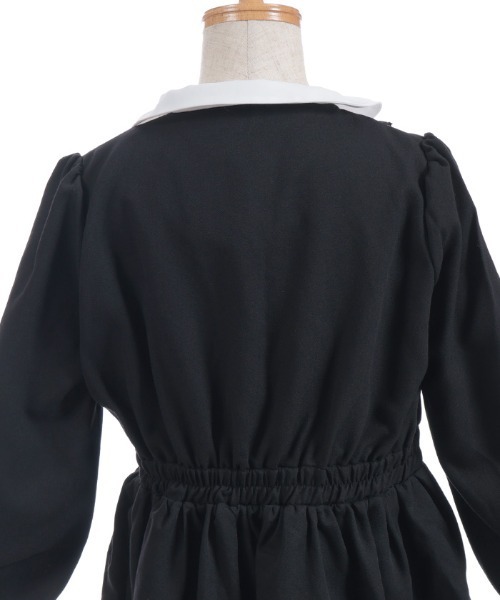 axes femme（アクシーズファム）の「リボンセットクラシカルＯＰ（ワンピース・キッズ・グレー/ブラック・MEDIUM/LARGE/X-LARGE）」の14枚目の写真