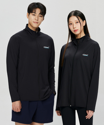 VERTONE（ヴェルトーン）の「ルーズフィットジップアップラッシュガードブラック（ラッシュガード）」