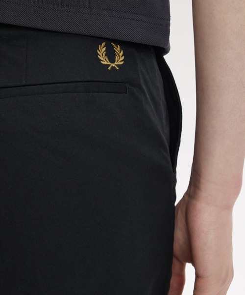 FRED PERRY（フレッドペリー）の「Twill Shorts／ツイルショートパンツ（その他パンツ・メンズ・オートミール/ブラック・32/30/28）」の3枚目の写真