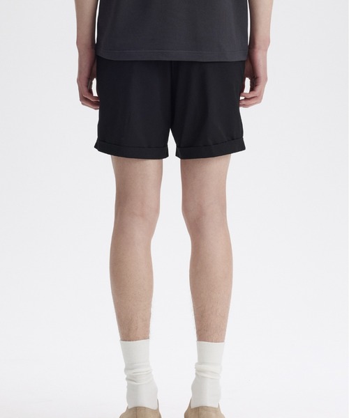 FRED PERRY（フレッドペリー）の「Twill Shorts／ツイルショートパンツ（その他パンツ・メンズ・オートミール/ブラック・32/30/28）」の5枚目の写真