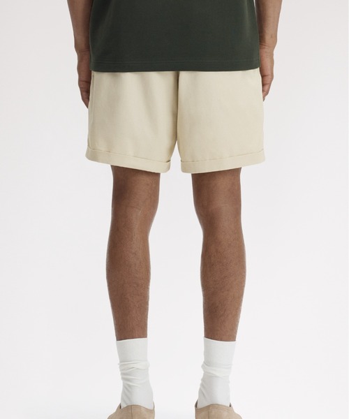 FRED PERRY（フレッドペリー）の「Twill Shorts／ツイルショートパンツ（その他パンツ・メンズ・オートミール/ブラック・32/30/28）」の10枚目の写真