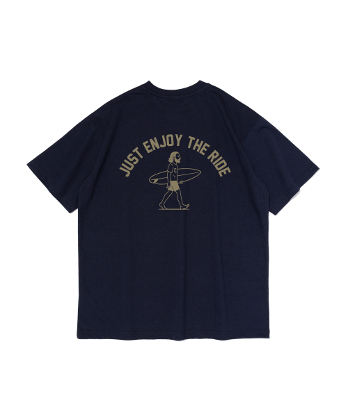 CARGOBROS(カーゴブロス)の「トラベルサーフライダー 半袖Tシャツ (ネイビー)(Tシャツ/カットソー・メンズ・その他・S/XL/M/L/2XL)」の3枚目の写真