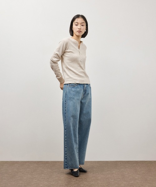 Faith(-)の「【FAITH for ADAM ET ROPE'】別注サーマルTOPS(Tシャツ/カットソー・レディース・キナリ/ブラウン/ブルー・FREE)」の8枚目の写真