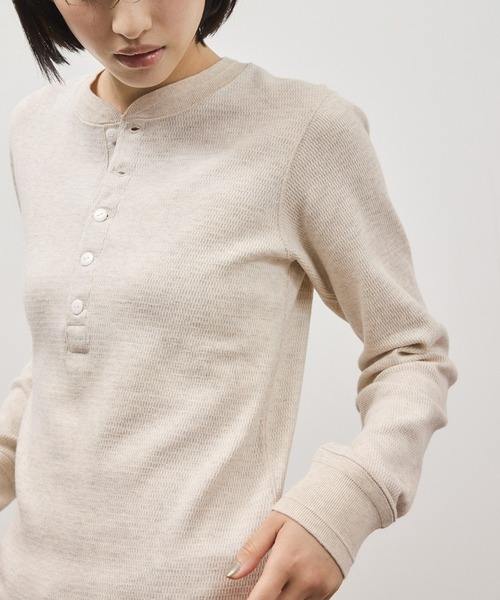 Faith(-)の「【FAITH for ADAM ET ROPE'】別注サーマルTOPS(Tシャツ/カットソー・レディース・キナリ/ブラウン/ブルー・FREE)」の11枚目の写真