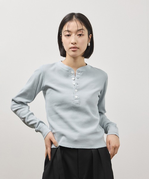 Faith(-)の「【FAITH for ADAM ET ROPE'】別注サーマルTOPS(Tシャツ/カットソー・レディース・キナリ/ブラウン/ブルー・FREE)」の13枚目の写真