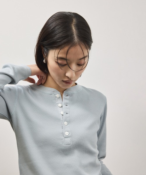 Faith(-)の「【FAITH for ADAM ET ROPE'】別注サーマルTOPS(Tシャツ/カットソー・レディース・キナリ/ブラウン/ブルー・FREE)」の14枚目の写真