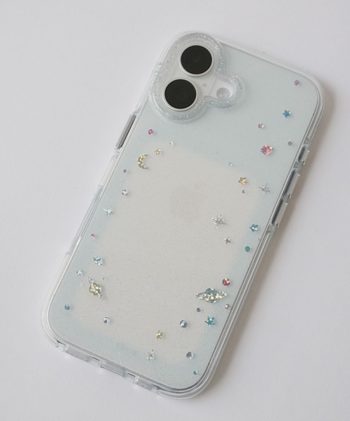 ammy.(エイミードット)の「【 ammy. / エイミードット 】 ユニバース ラメ クリア iPhoneケース/13/14.15.16.17.17Pro(スマホケース/カバー・レディース・クリア/その他・iPhone 17/iPhone 16/iPhone 15/iPhone 13/14/iPhone 17 Pro)」の6枚目の写真