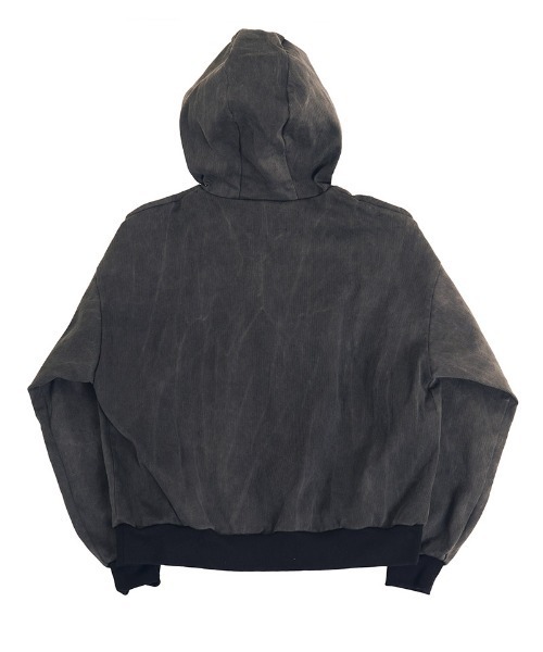 EFFECTEN（エフェクテン）の「mpa4045-Duck hoodie ジップアップフーディー(efsal-13)（ブルゾン・メンズ・スミクロ/キャメル・FREE）」の21枚目の写真