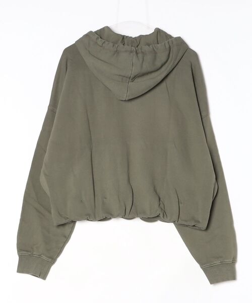 Guess(ゲス)の「GUESS Originals Bubble Hem Os Hoodie パーカー (パーカー・レディース・オリーブ/ブラック・X-SMALL/SMALL/MEDIUM)」の5枚目の写真