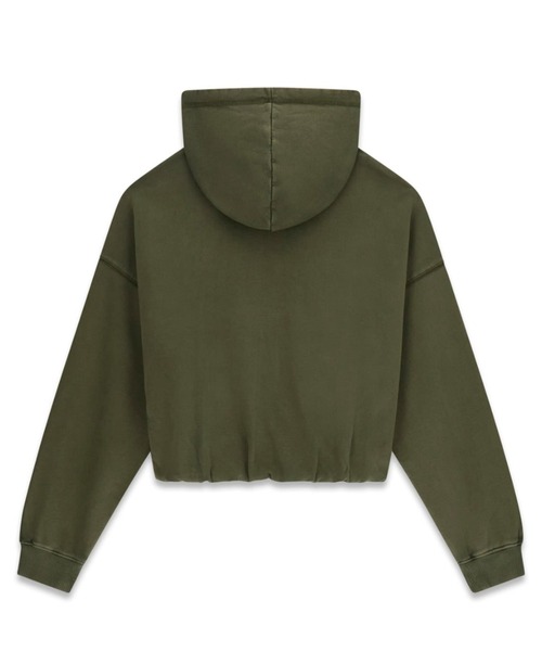 Guess(ゲス)の「GUESS Originals Bubble Hem Os Hoodie パーカー (パーカー・レディース・オリーブ/ブラック・X-SMALL/SMALL/MEDIUM)」の3枚目の写真