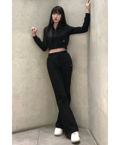 FDR(エフディーアール)の「Crop Essential Zip Up_Black(ナイロンジャケット・レディース・その他・FREE)」の6枚目の写真