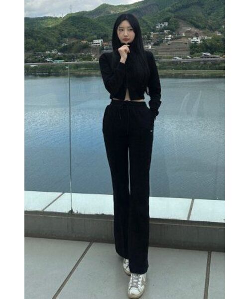 FDR(エフディーアール)の「Crop Essential Zip Up_Black(ナイロンジャケット・レディース・その他・FREE)」の7枚目の写真