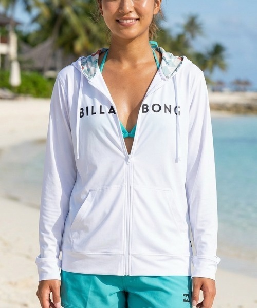 セール】【BILLABONG/ビラボン】 RASH ZIP HOOD/水陸両用 UVカット