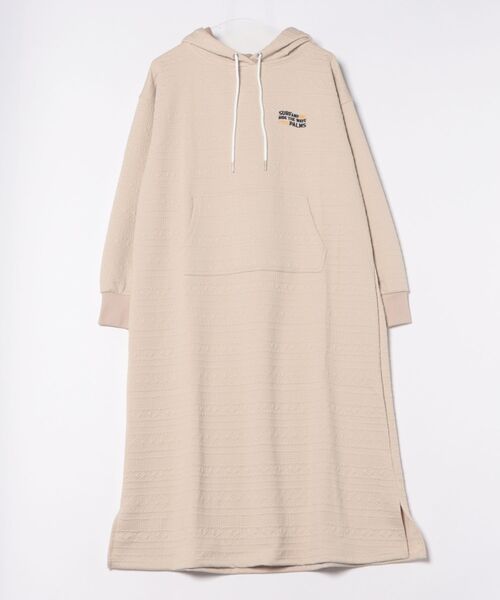 Kahiko(カヒコ)の「【Kahiko】SURF&Palms ジェイフードワンピース(ワンピース・レディース・ベージュ/ネイビー/グリーン/ホワイト/グレー・FREE)」の4枚目の写真