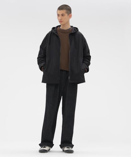 MHL.(エムエイチエル)の「WASHED SLUB COTTON TWILL(ブルゾン・メンズ・カーキ/ブラック・MEDIUM/LARGE)」の3枚目の写真