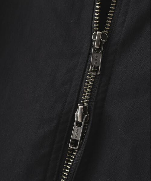 MHL.(エムエイチエル)の「WASHED SLUB COTTON TWILL(ブルゾン・メンズ・カーキ/ブラック・MEDIUM/LARGE)」の6枚目の写真
