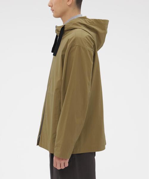 MHL.(エムエイチエル)の「WASHED SLUB COTTON TWILL(ブルゾン・メンズ・カーキ/ブラック・MEDIUM/LARGE)」の10枚目の写真