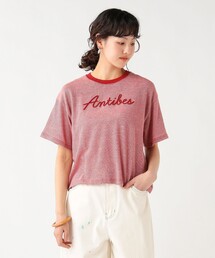 ミジンコ ボーダー ロゴ Tシャツ