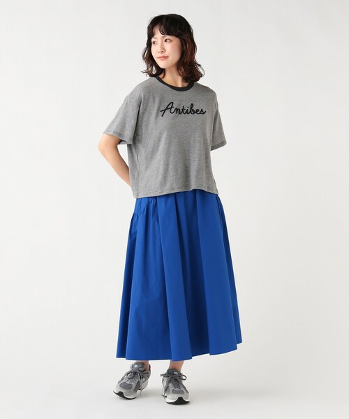 BEAMS HEART(ビームスハート)の「ミジンコ ボーダー ロゴ Tシャツ(Tシャツ/カットソー・レディース・レッド/チャコールグレー/イエロー系その他2・FREE)」の14枚目の写真