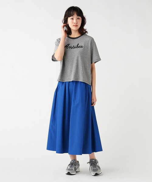 BEAMS HEART(ビームスハート)の「ミジンコ ボーダー ロゴ Tシャツ(Tシャツ/カットソー・レディース・レッド/チャコールグレー/イエロー系その他2・FREE)」の15枚目の写真