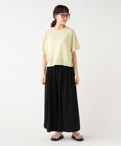 BEAMS HEART(ビームスハート)の「ミジンコ ボーダー ロゴ Tシャツ(Tシャツ/カットソー・レディース・レッド/チャコールグレー/イエロー系その他2・FREE)」の22枚目の写真