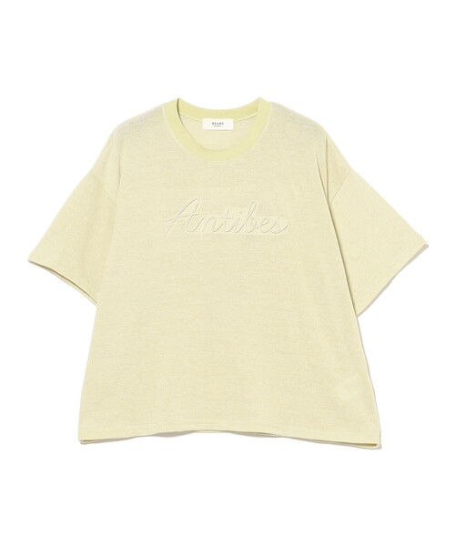 BEAMS HEART(ビームスハート)の「ミジンコ ボーダー ロゴ Tシャツ(Tシャツ/カットソー・レディース・レッド/チャコールグレー/イエロー系その他2・FREE)」の10枚目の写真
