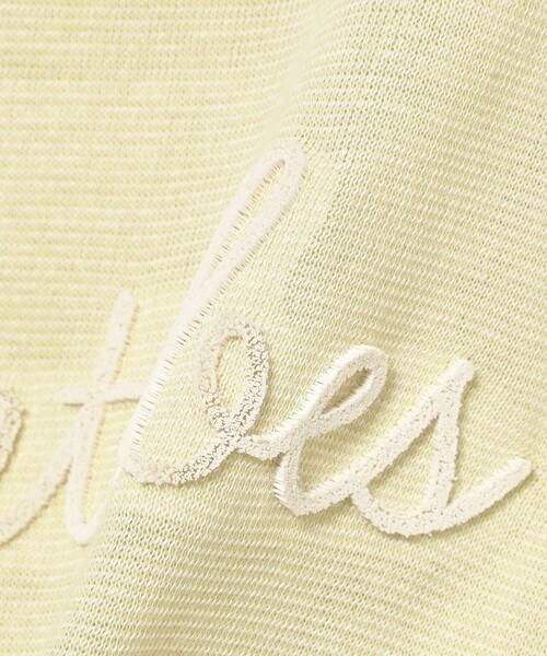 BEAMS HEART(ビームスハート)の「ミジンコ ボーダー ロゴ Tシャツ(Tシャツ/カットソー・レディース・レッド/チャコールグレー/イエロー系その他2・FREE)」の12枚目の写真