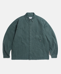 ESPIONAGE | 91 Work Shirt Jacket Teal Navy(シャツ/ブラウス)