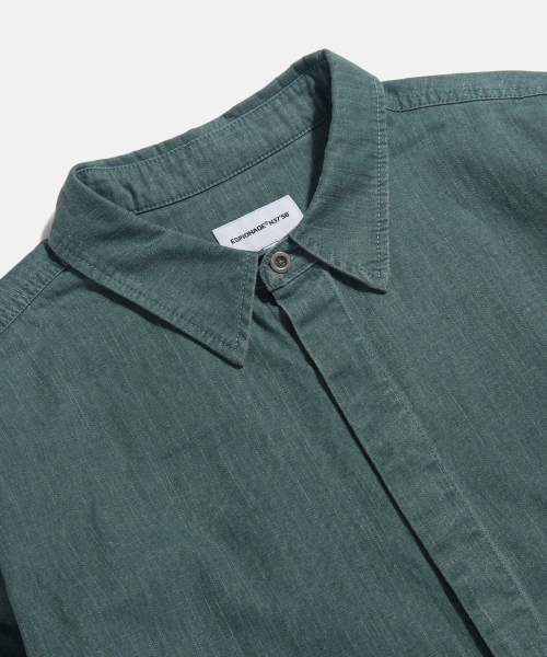 ESPIONAGE（エスピオナジ）の「91 Work Shirt Jacket Teal Navy（シャツ/ブラウス・メンズ・グリーン・MEDIUM）」の5枚目の写真