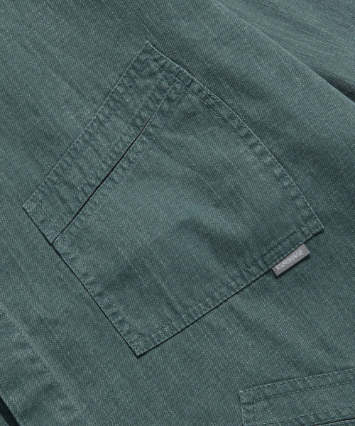 ESPIONAGE（エスピオナジ）の「91 Work Shirt Jacket Teal Navy（シャツ/ブラウス・メンズ・グリーン・MEDIUM）」の7枚目の写真