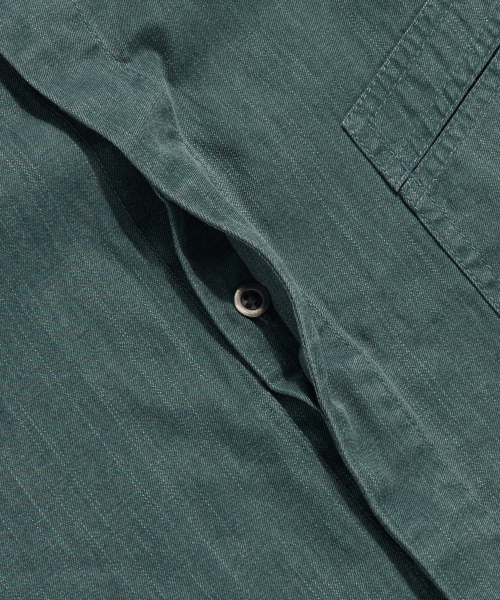 ESPIONAGE（エスピオナジ）の「91 Work Shirt Jacket Teal Navy（シャツ/ブラウス・メンズ・グリーン・MEDIUM）」の8枚目の写真