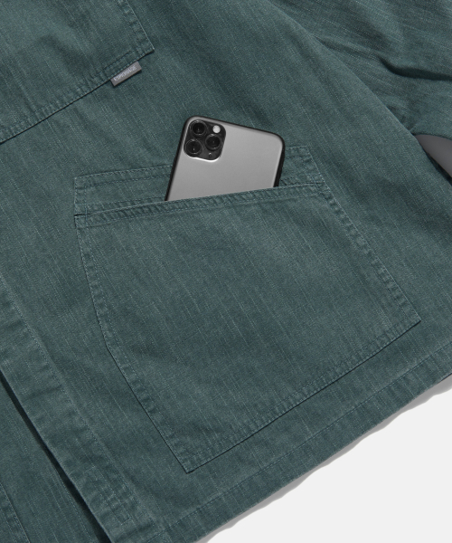 ESPIONAGE（エスピオナジ）の「91 Work Shirt Jacket Teal Navy（シャツ/ブラウス・メンズ・グリーン・MEDIUM）」の9枚目の写真
