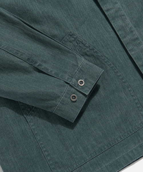 ESPIONAGE（エスピオナジ）の「91 Work Shirt Jacket Teal Navy（シャツ/ブラウス・メンズ・グリーン・MEDIUM）」の10枚目の写真