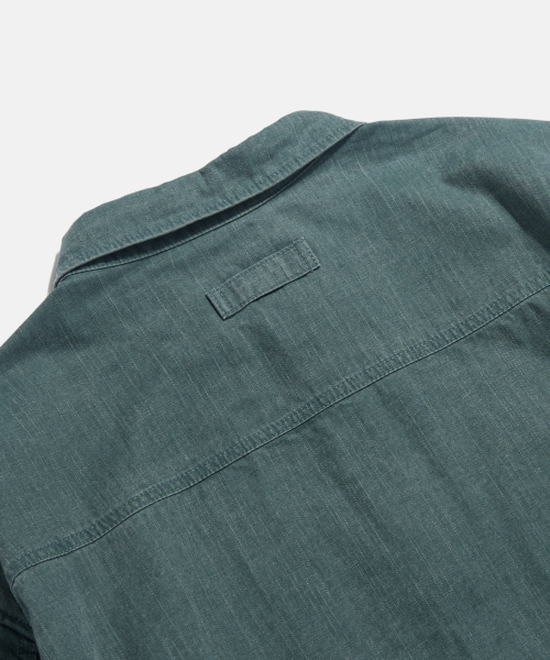 ESPIONAGE（エスピオナジ）の「91 Work Shirt Jacket Teal Navy（シャツ/ブラウス・メンズ・グリーン・MEDIUM）」の12枚目の写真